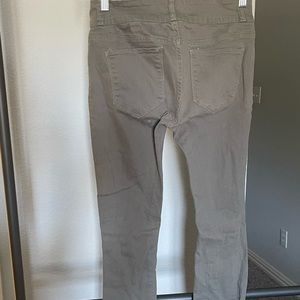 Light green skinny pants